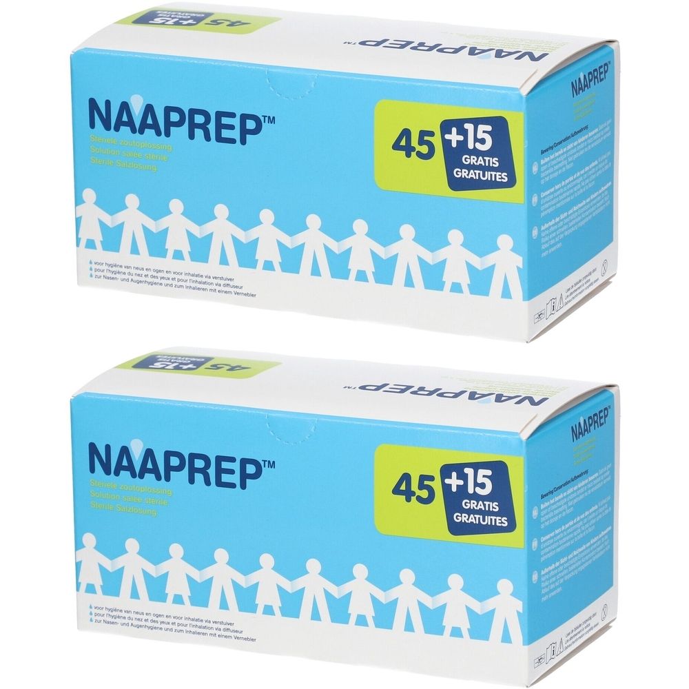 Naaprep Fysiologisch Water + 15 Ampoules GRATIS - voor Hygiëne bij Baby's en Kinderen
