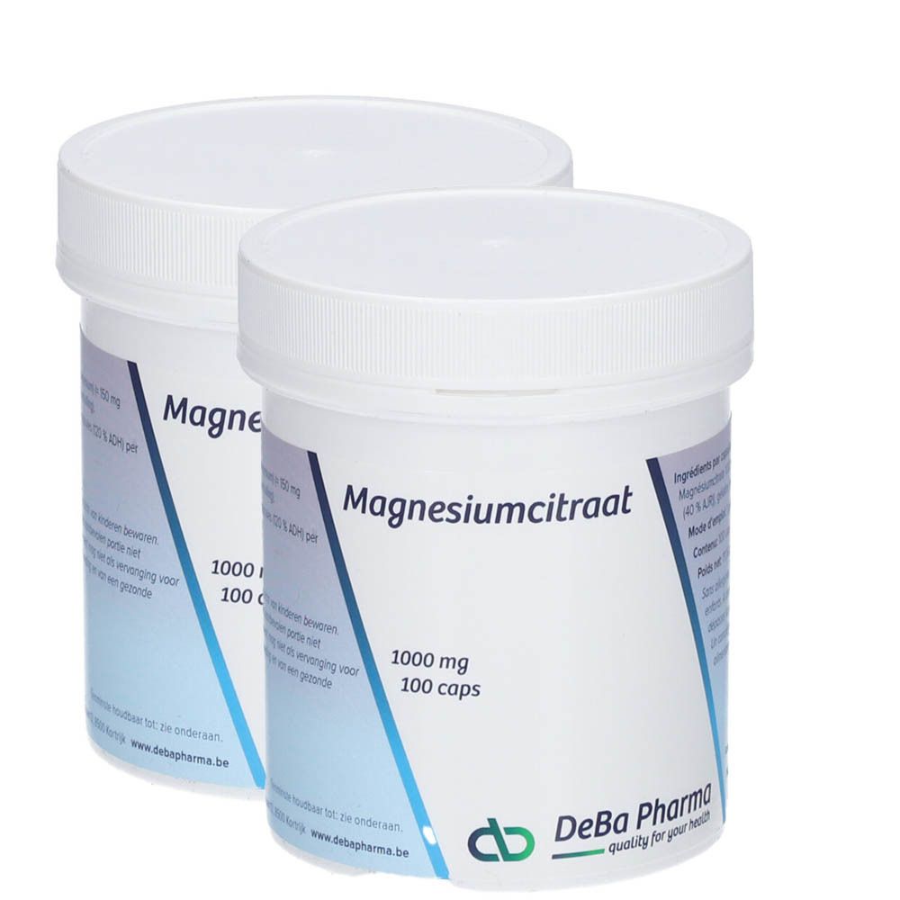 Deba Pharma Citrate de Magnésium 1000 mg