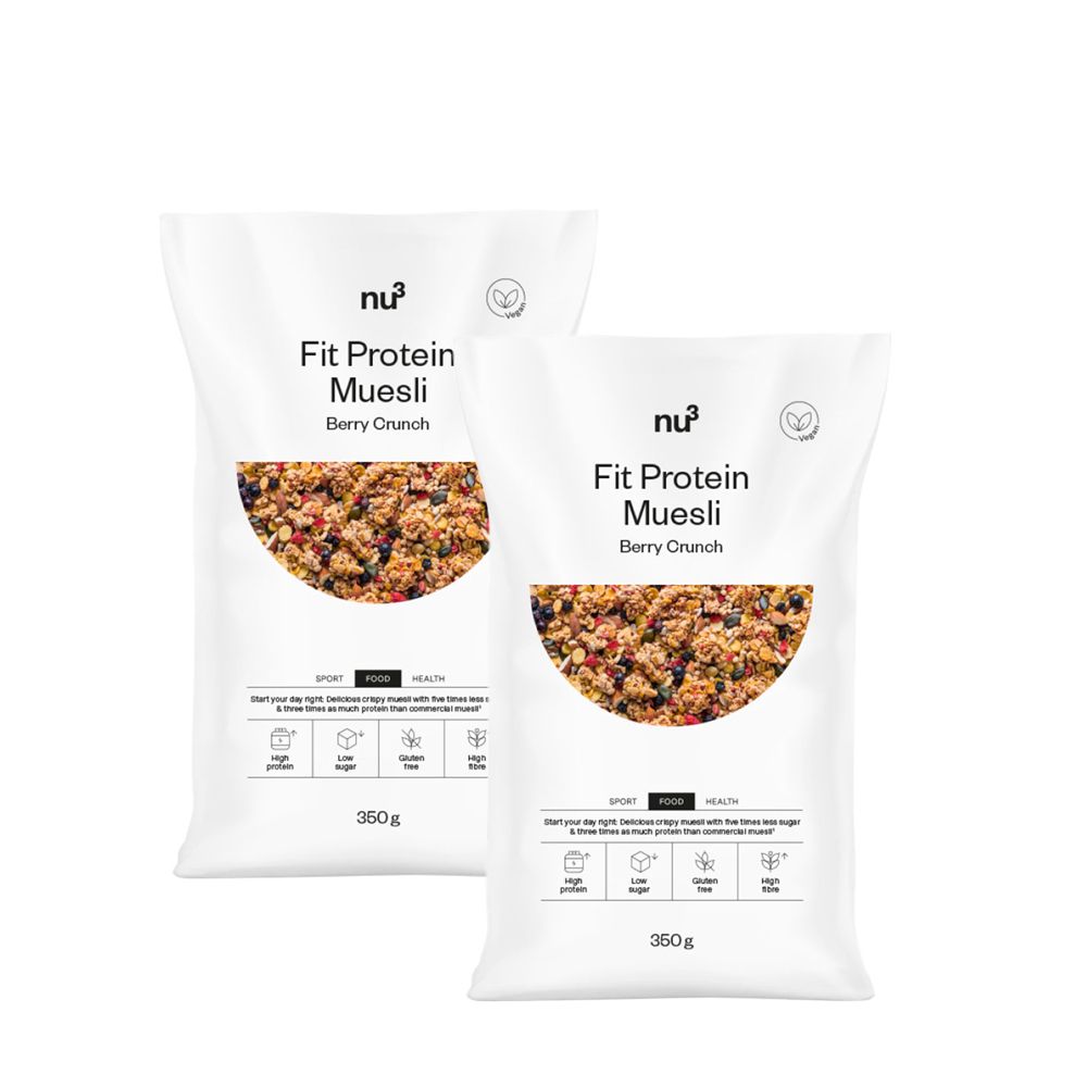 nu3 Fit Muesli Protéiné Berry Crunch 1+1 GRATUIT