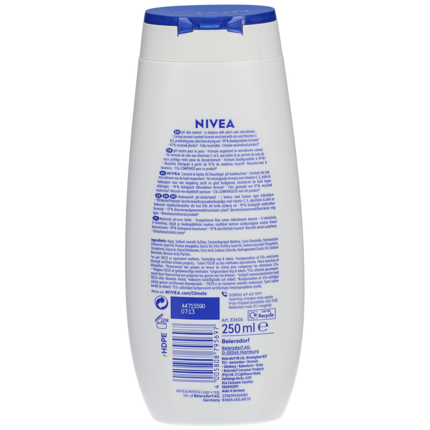 NIVEA Douche Soin Coconut & Jojoba Oil