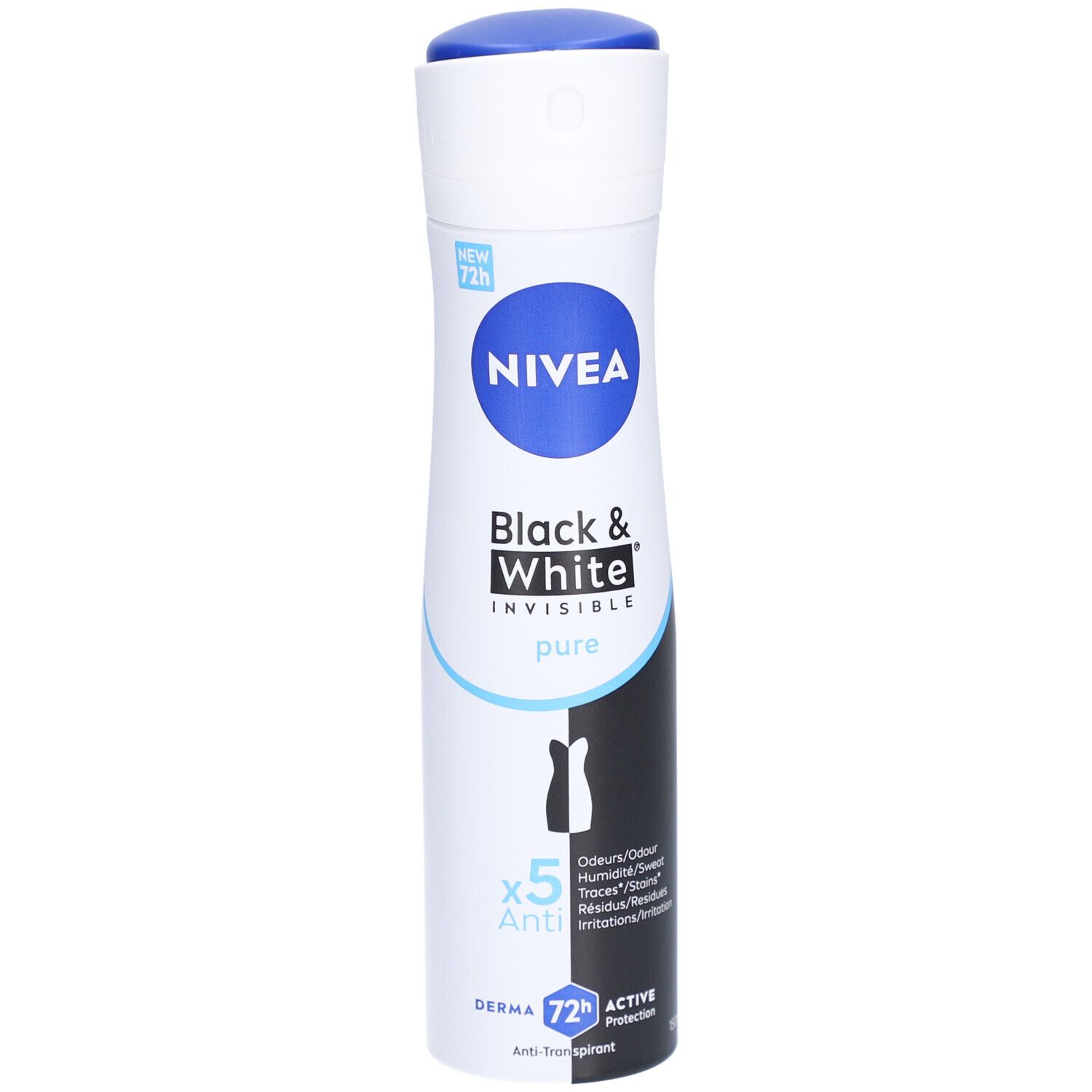 Nivea Déodorant Spray Invisible Black & White Pure