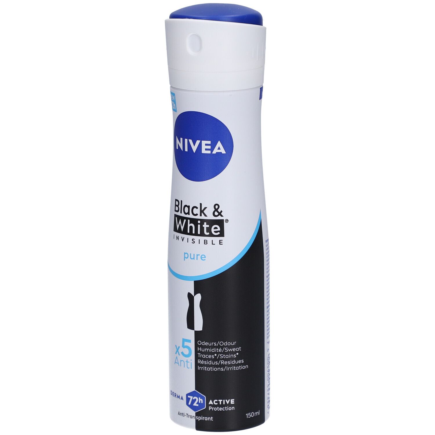 Nivea Déodorant Spray Invisible Black & White Pure
