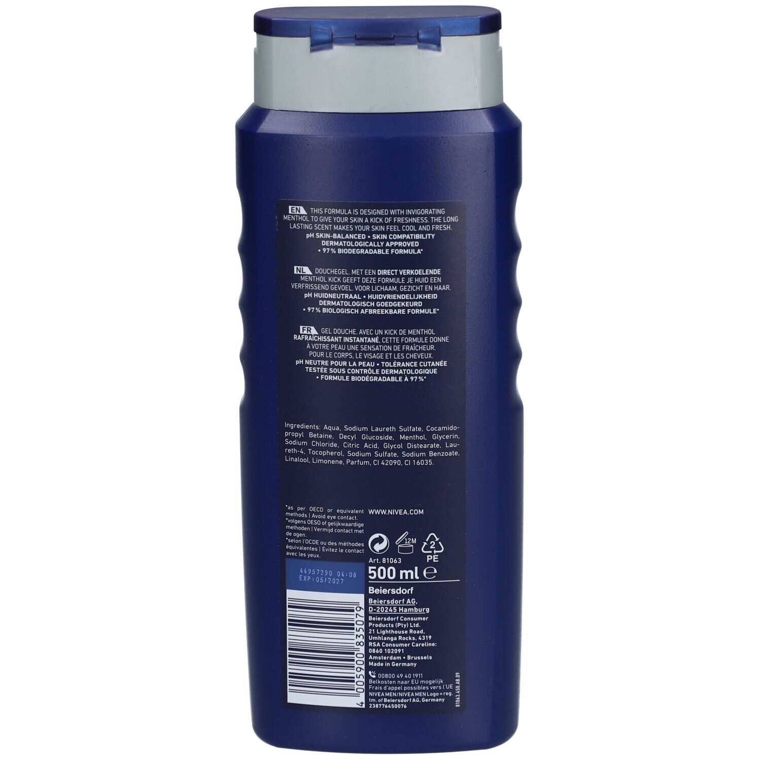 Nivea Men Douchegel Cool Kick