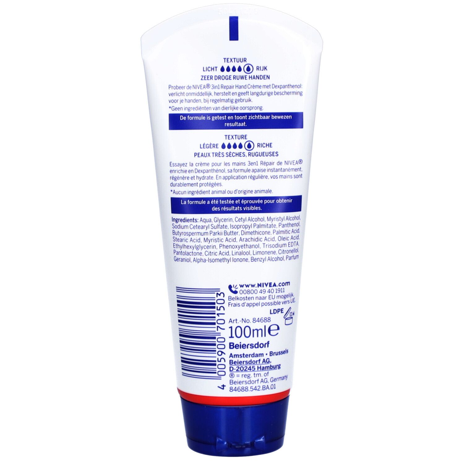 Nivea Crème Mains 3-en-1 Repair