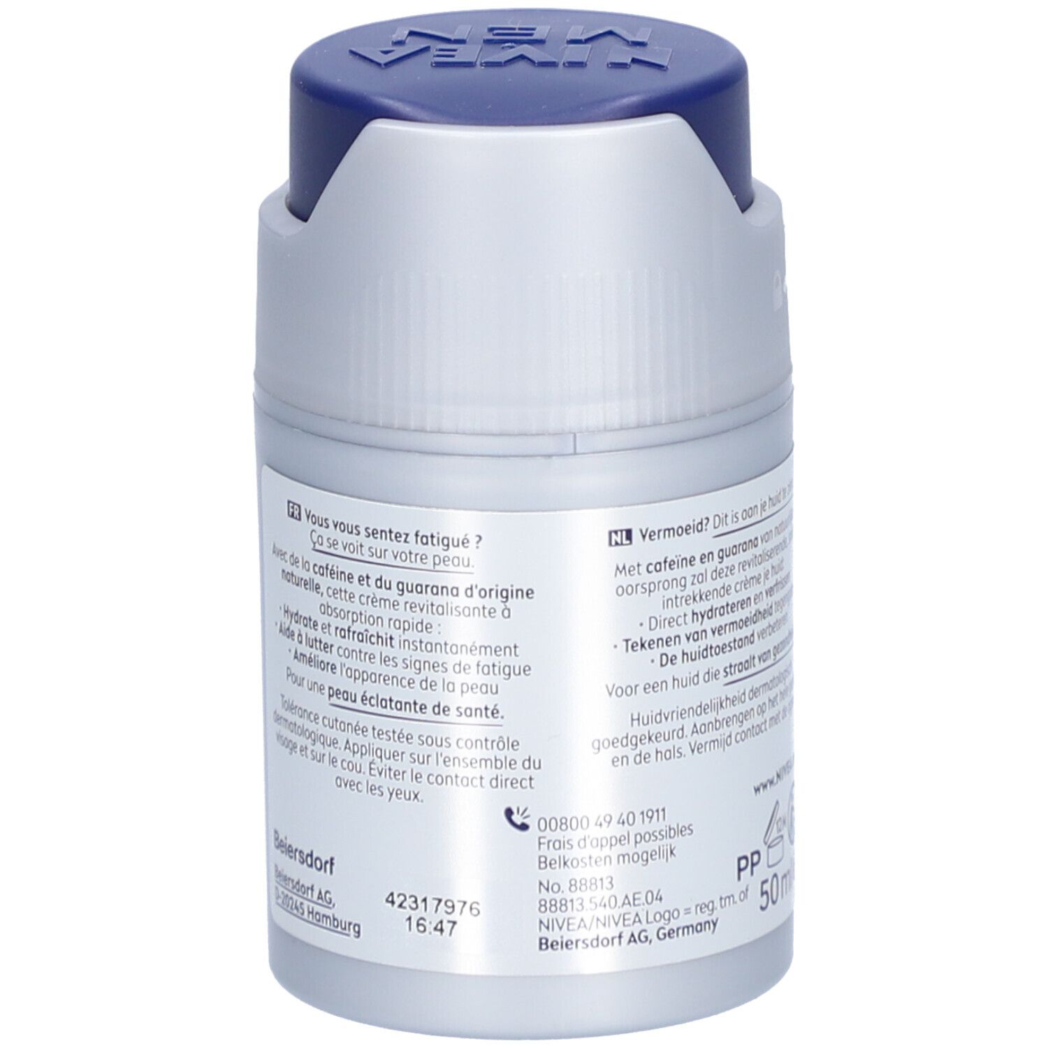 NIVEA Men Crème Hydratante Anti Fatigue Active Energy