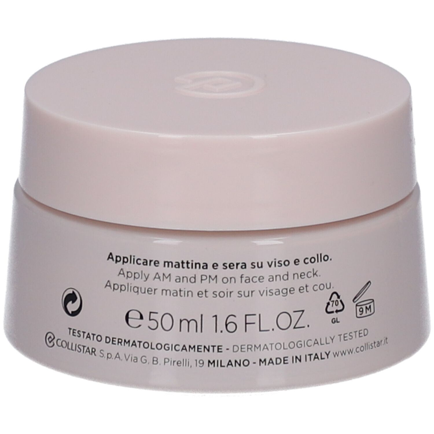 Collistar Rigenera Smoothing Anti-Wrinkle Nourishing Cream Face and Neck