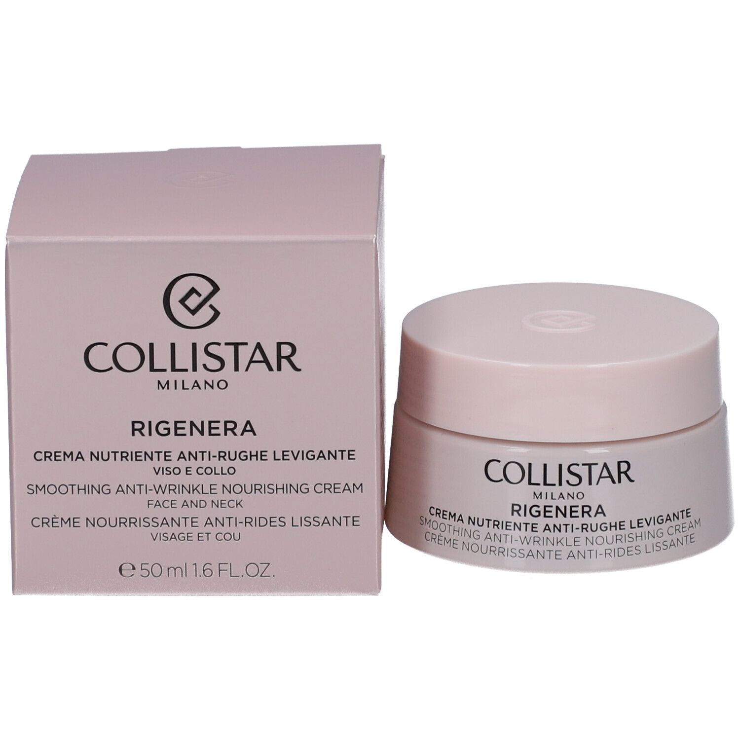 Collistar Rigenera Smoothing Anti-Wrinkle Nourishing Cream Face and Neck