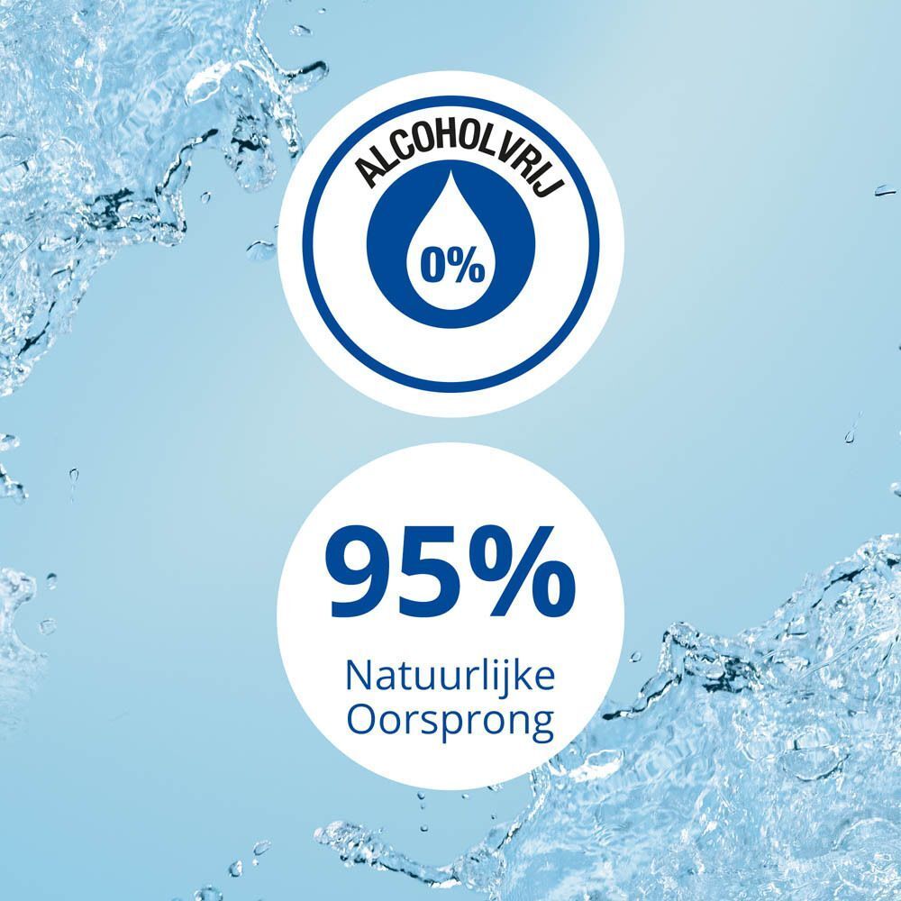 Instructies: 1. Giet 10 ml CB12 in de doseerdop. 2. Spoel 30-60 seconden. Tekst: Profitez de 12h d'haleine fraîche!