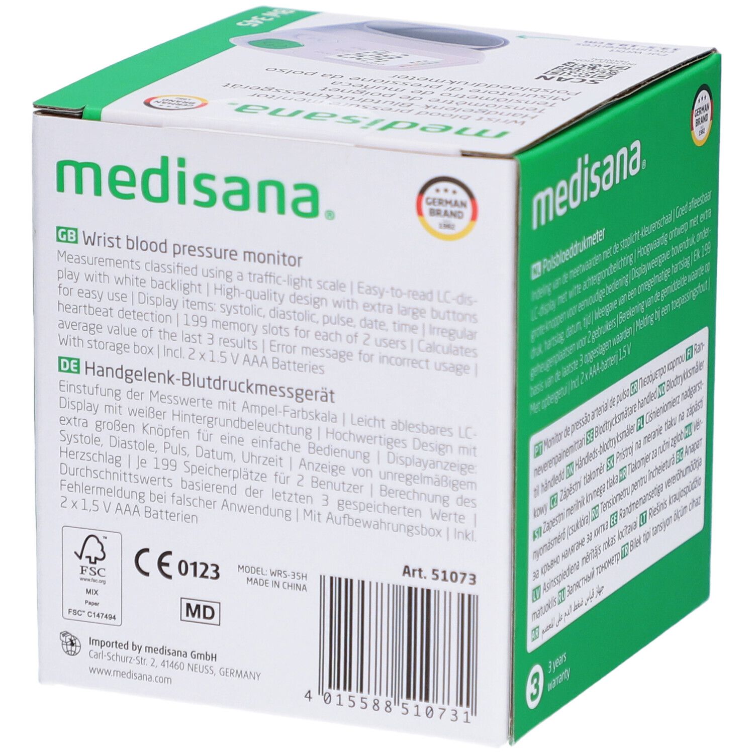 Medisana BW345 Polsbloeddrukmeter