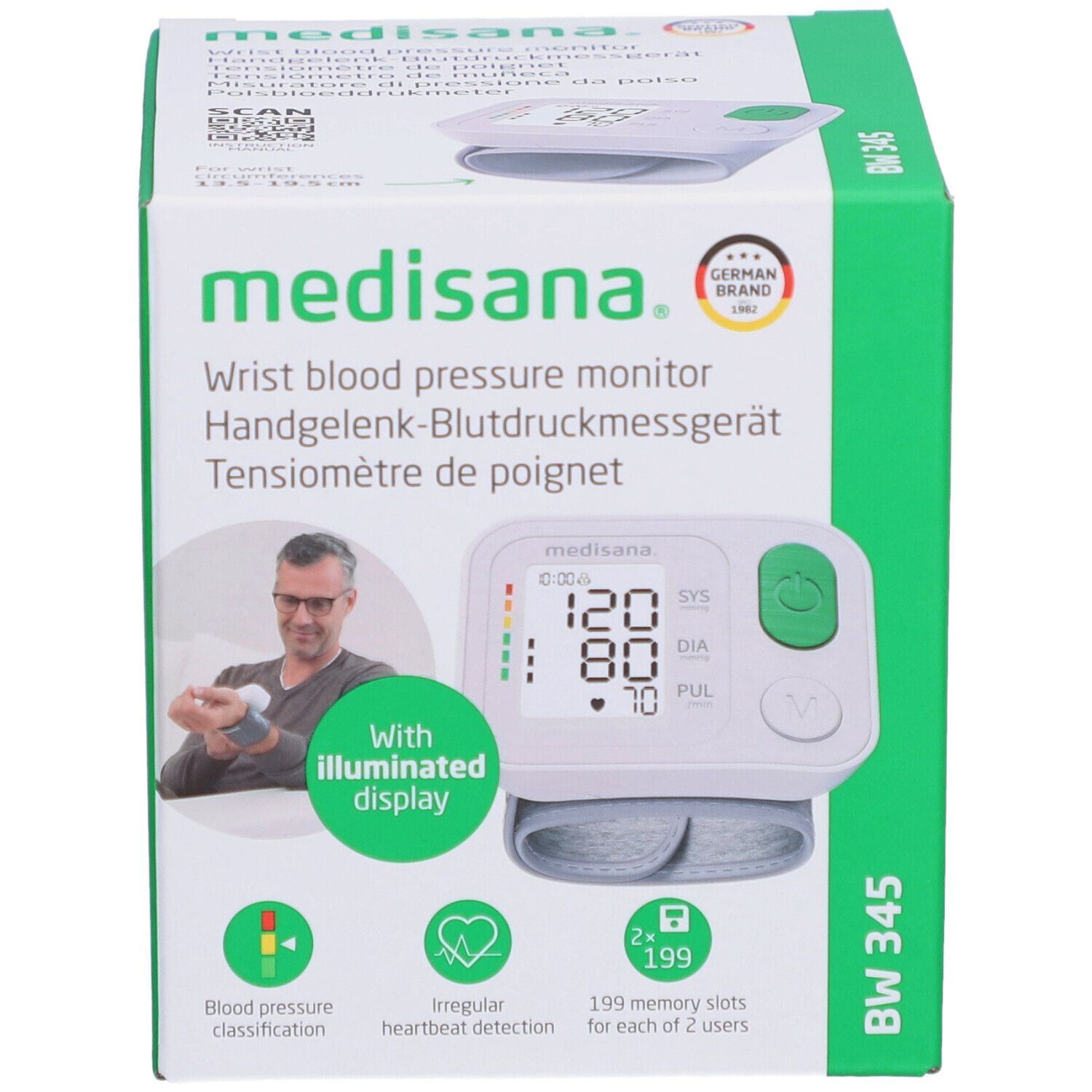 Medisana BW345 Polsbloeddrukmeter