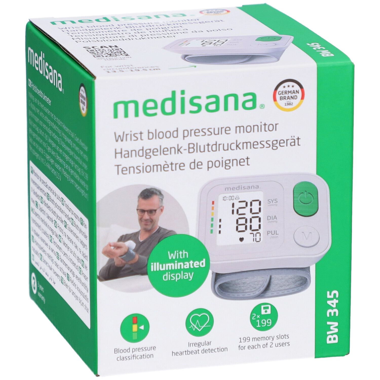 Medisana BW345 Polsbloeddrukmeter