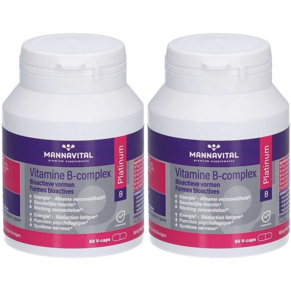 Mannavital Vitamine B Complex Platinum