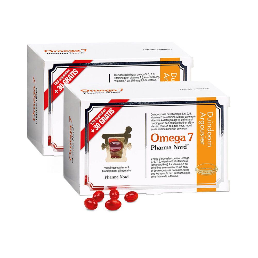 Pharma Nord Omega 7 | duindoornextract | Droge slijmvliezen, menopauze