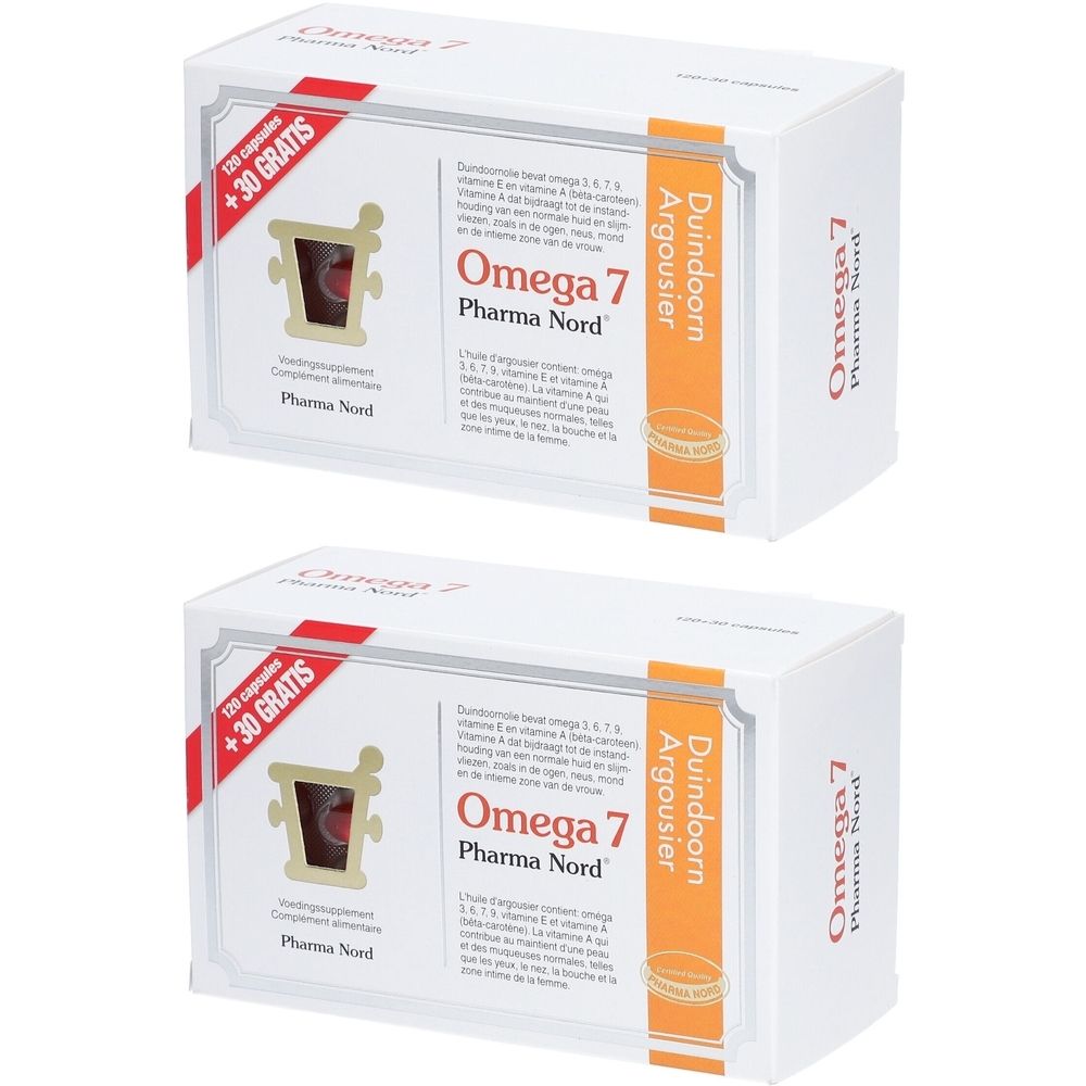 Pharma Nord Omega 7 | duindoornextract | Droge slijmvliezen, menopauze
