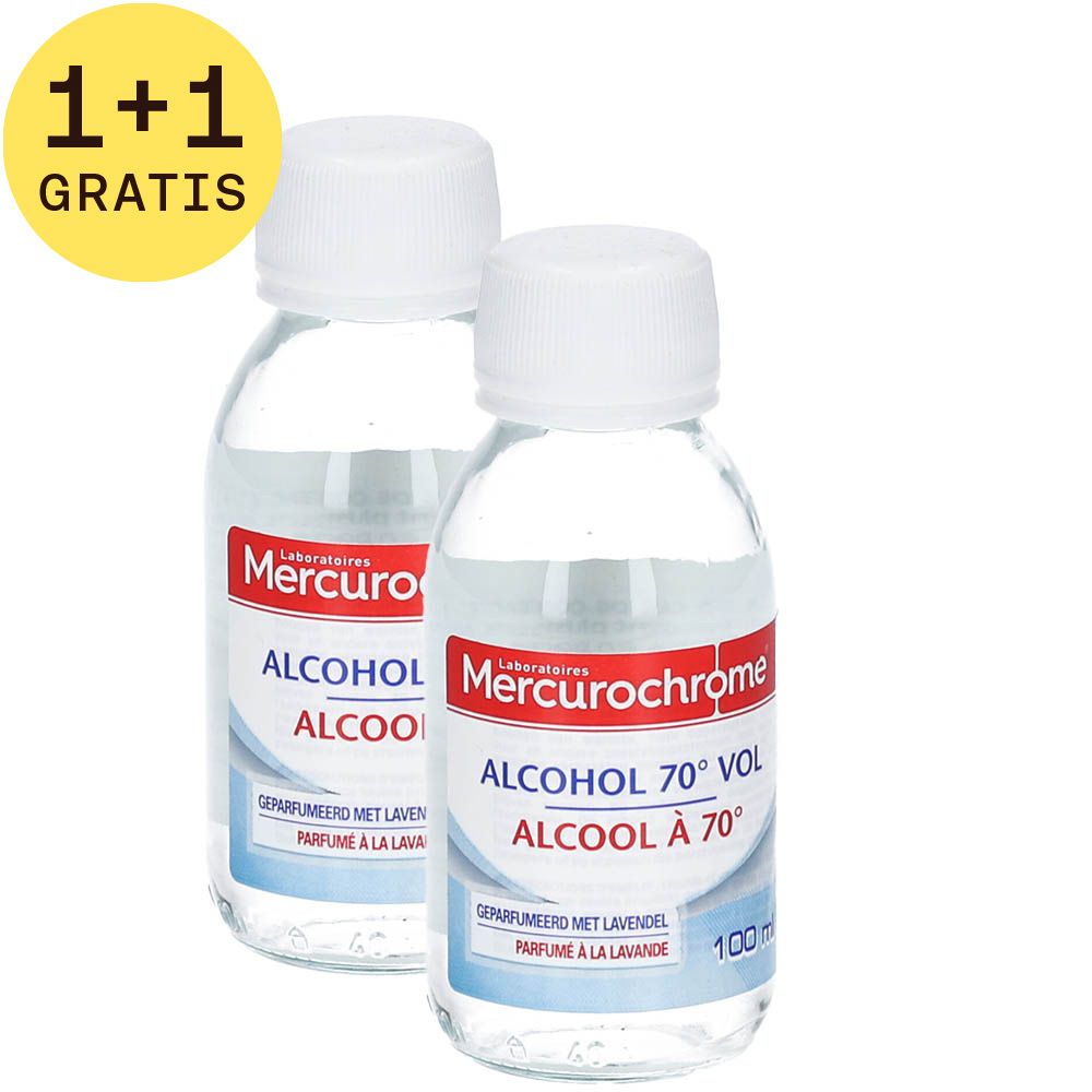 Mercurochrome Alcohol 70° Lavendel 1+1 GRATIS