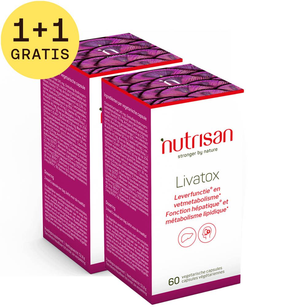 Nutrisan Livatox 1+1 GRATIS