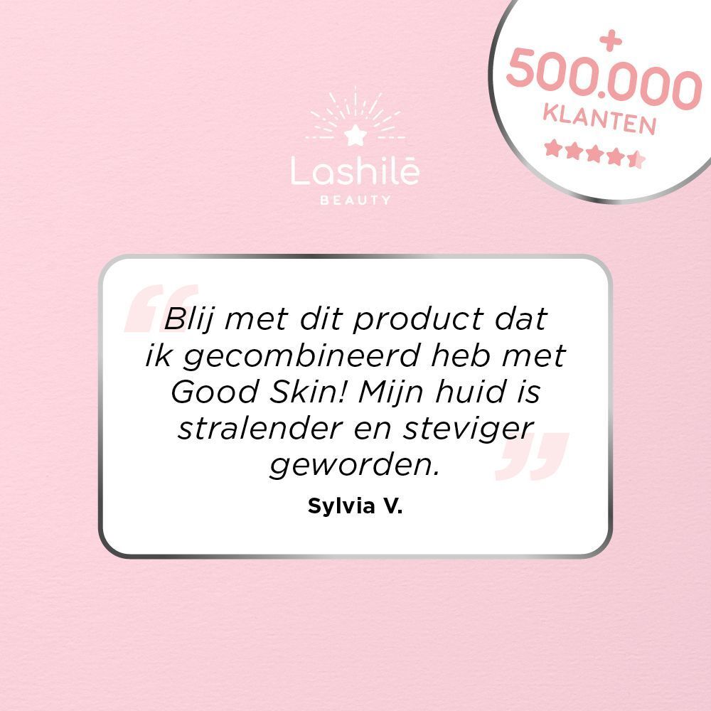 Gele ster gummies uit een open fles. Tekst over mangosmaak.