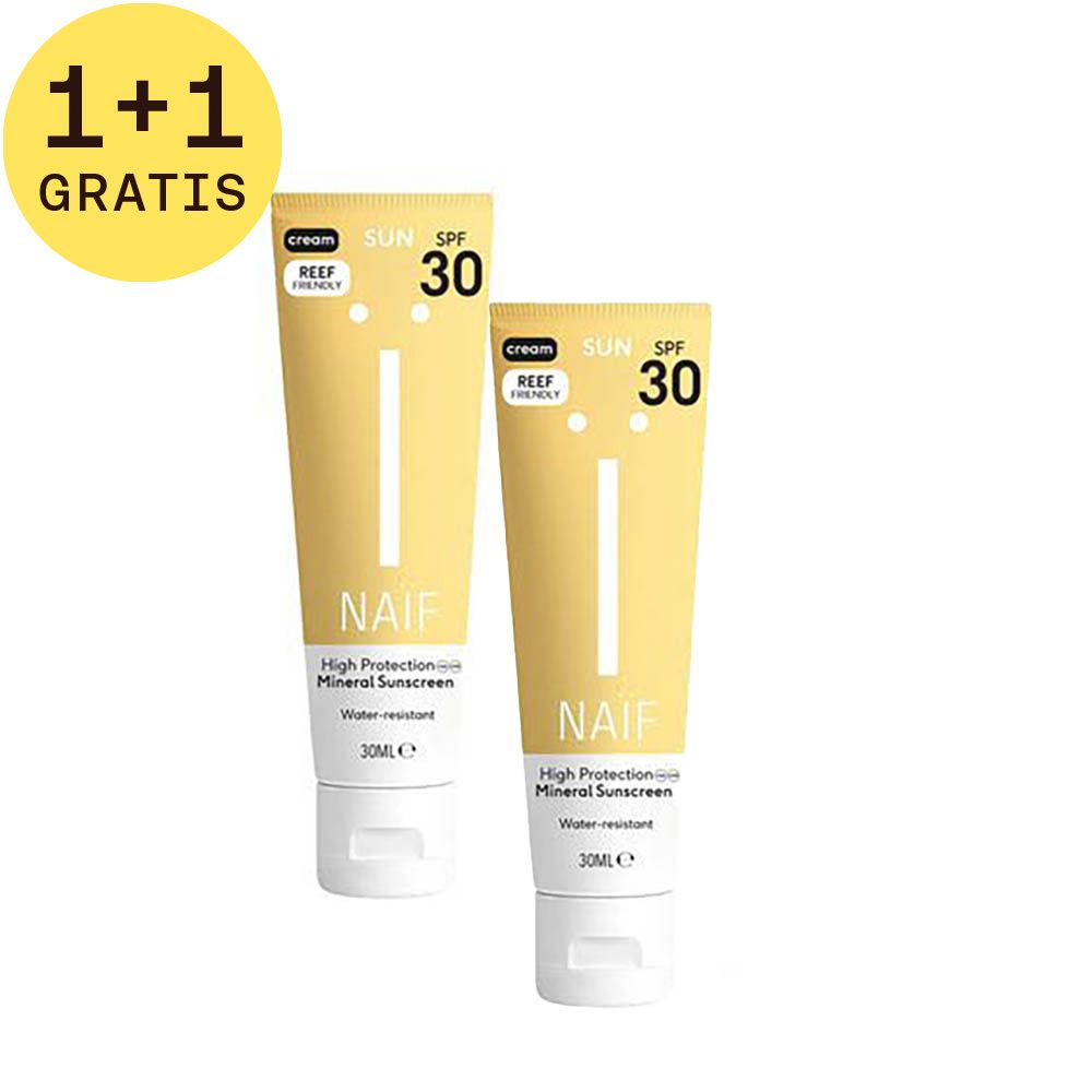 Naïf Sun Mineral Sunscreen SPF30 1+1 GRATIS