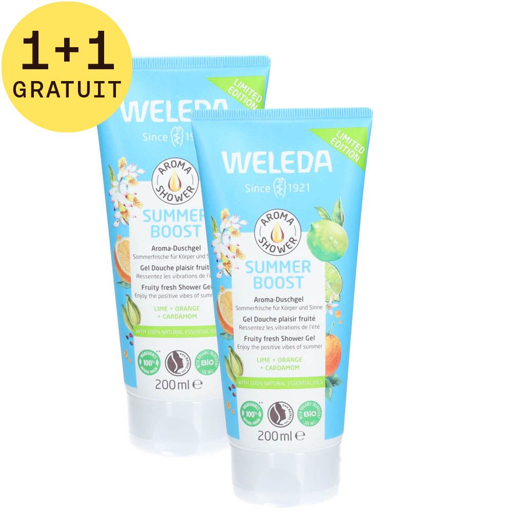 Weleda Summer Boost Gel Douche Limited Edition 1+1 GRATUIT