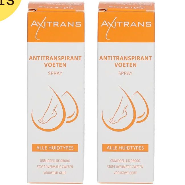 Axitrans Antitranspirant Voetencrème 1+1 GRATIS