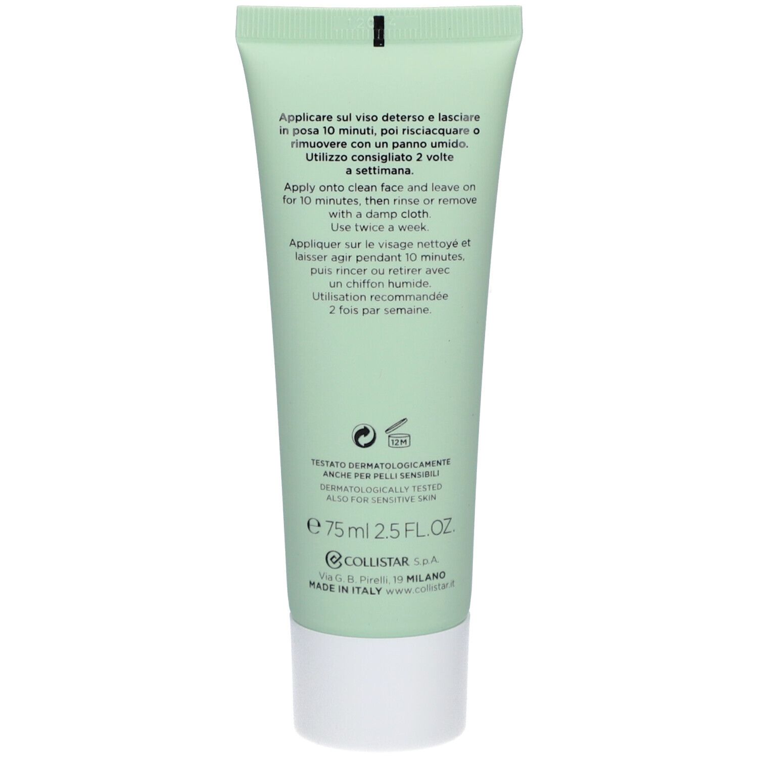 Collistar Salicylic Acid + Zinc PCA Clay Mask