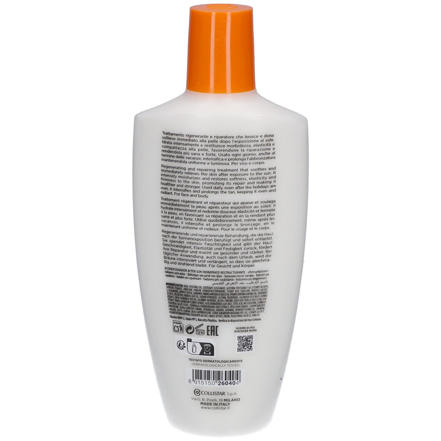Collistar Baume Après-Soleil Hydratant Restitutif