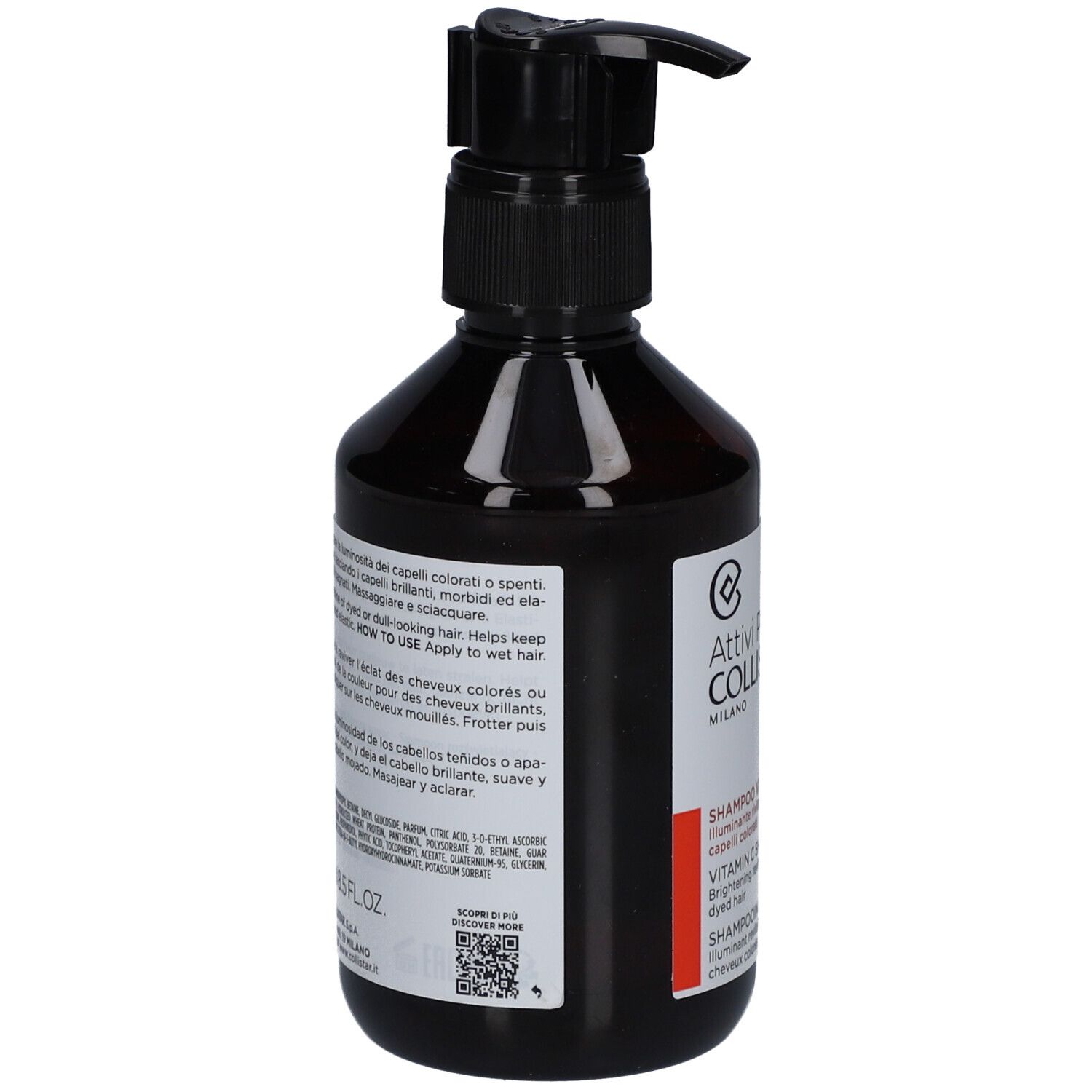 Collistar Vitamin C Shampoo Brightening revitalizing dyed hair