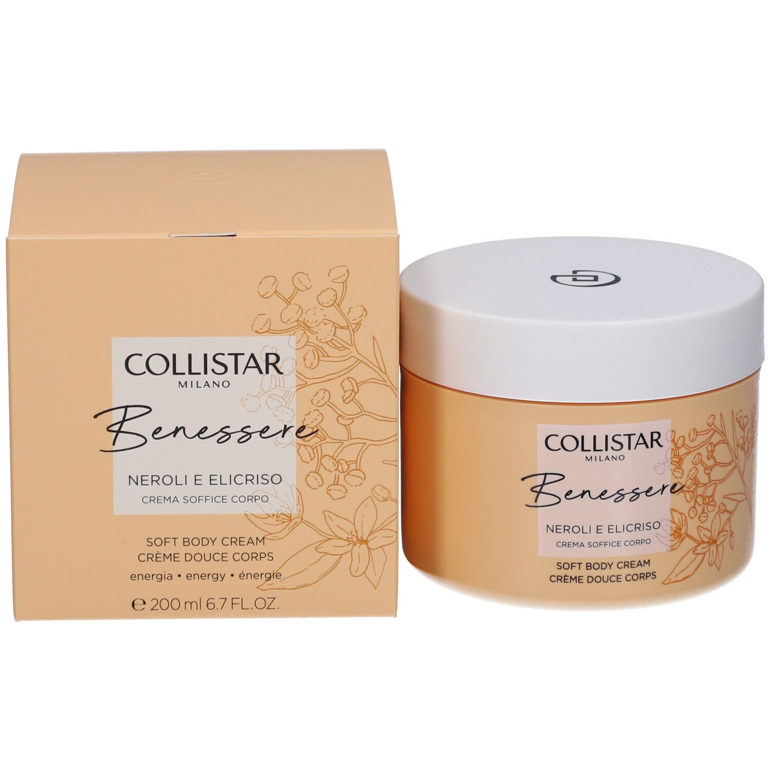 Collistar Benessere Soft Body Cream Neroli & Helichrysum