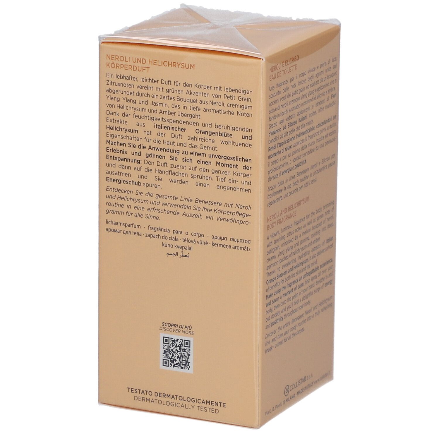 Collistar Body Fragrance Neroli and Helichrysum
