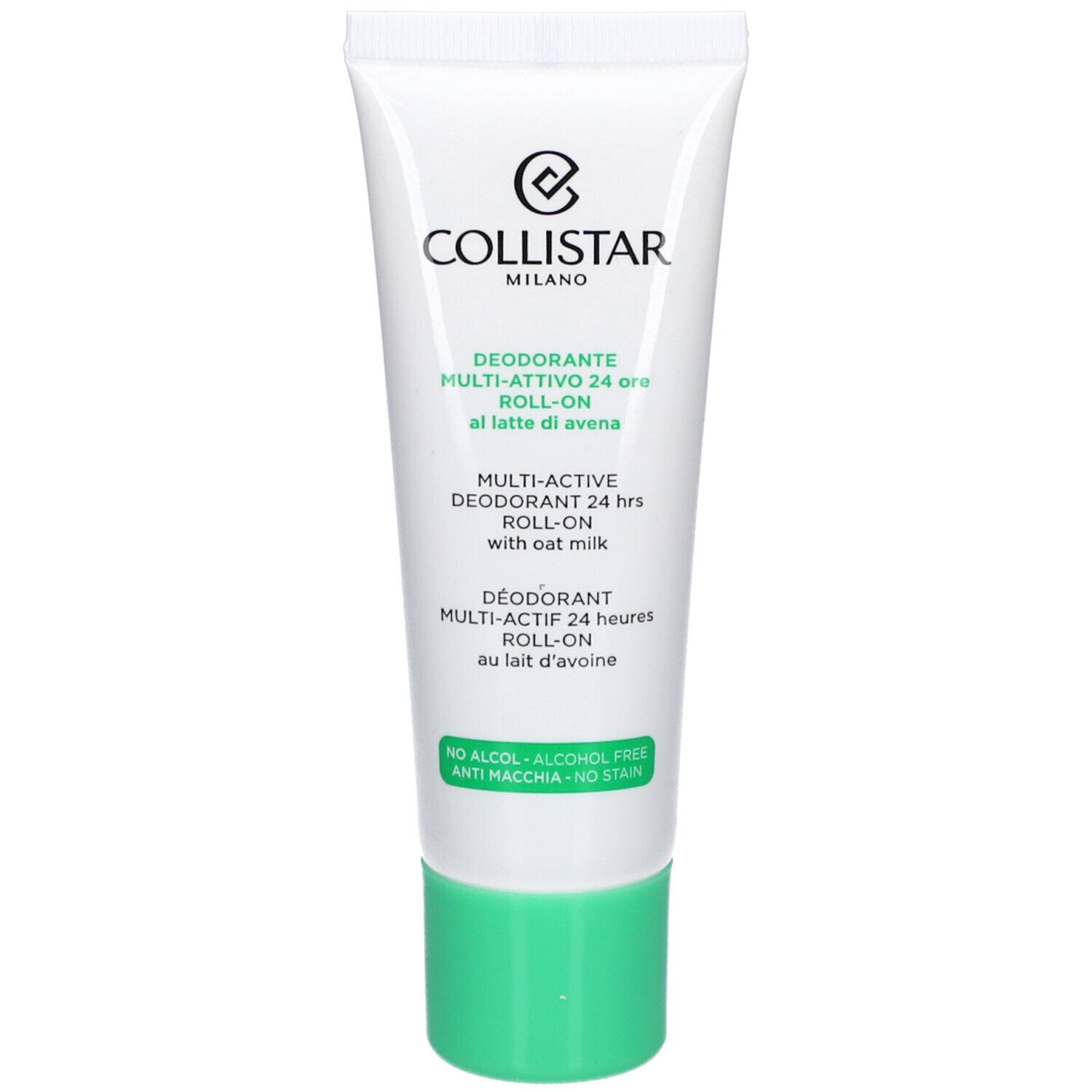 Collistar Multi-active Deodorant 24 hrs Roll-on with oat milk