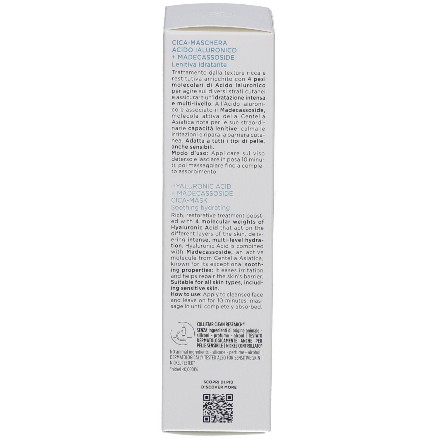 Collistar Hyaluronic Acid + Madecassoside Cica-Mask