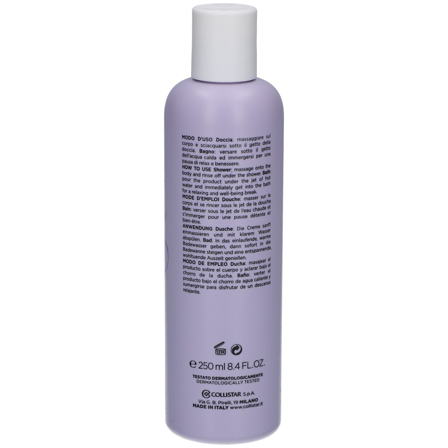 Collistar Shower Milk-Cream Fig and Wisteria
