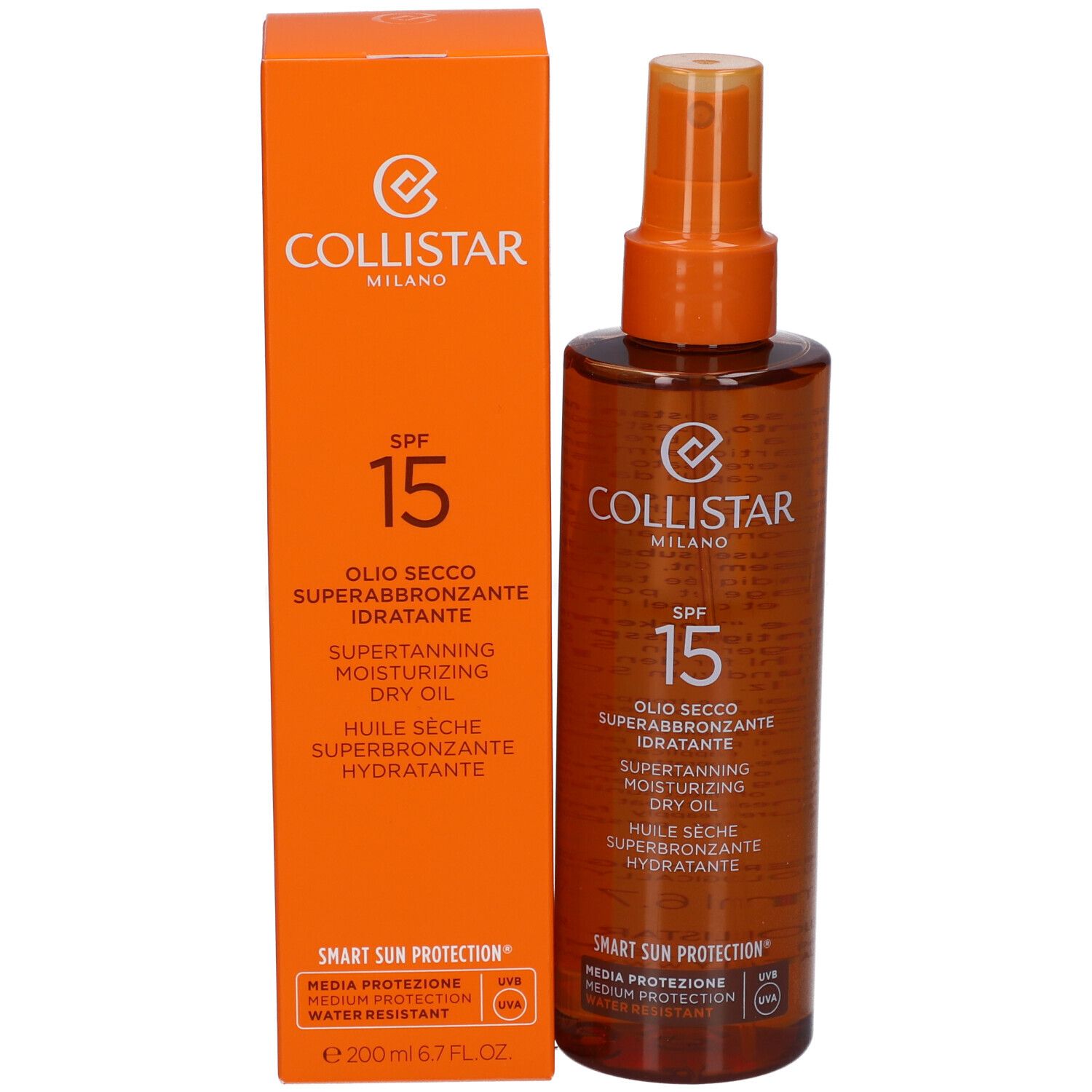 Collistar Supertanning Moisturizing Dry Oil SPF 15