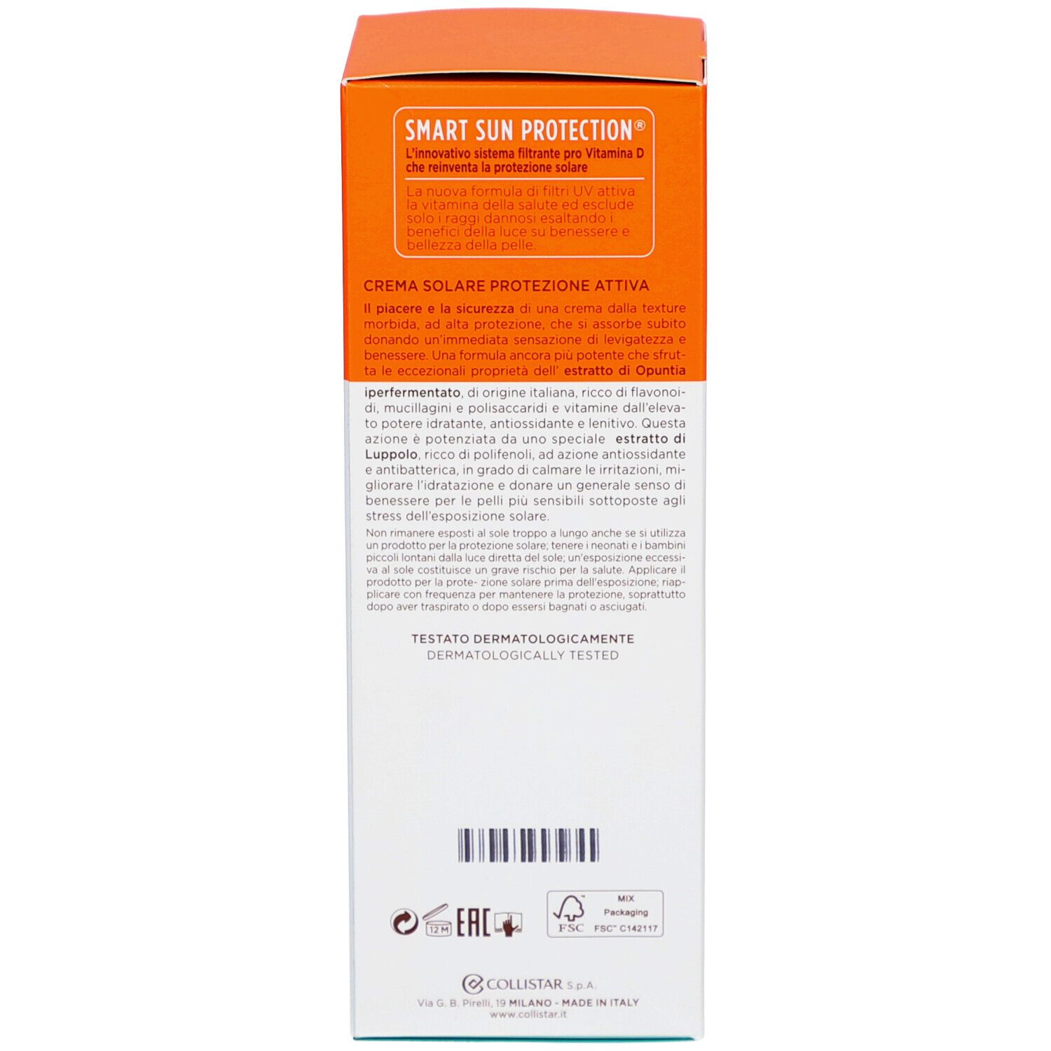 Collistar Active Protection Sun Cream Face Body