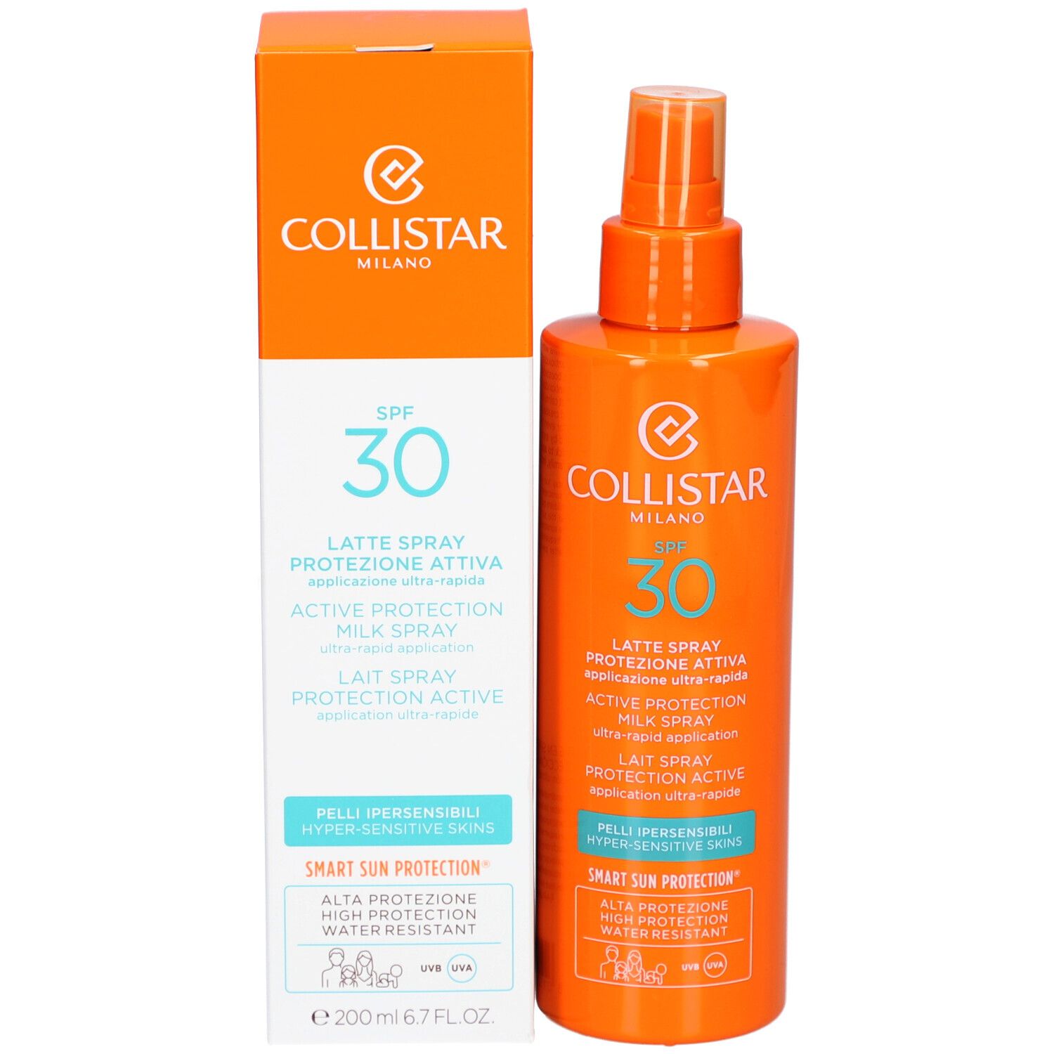 Collistar Active Protection Milk Spray Ultra-Rapid Application SPF 30