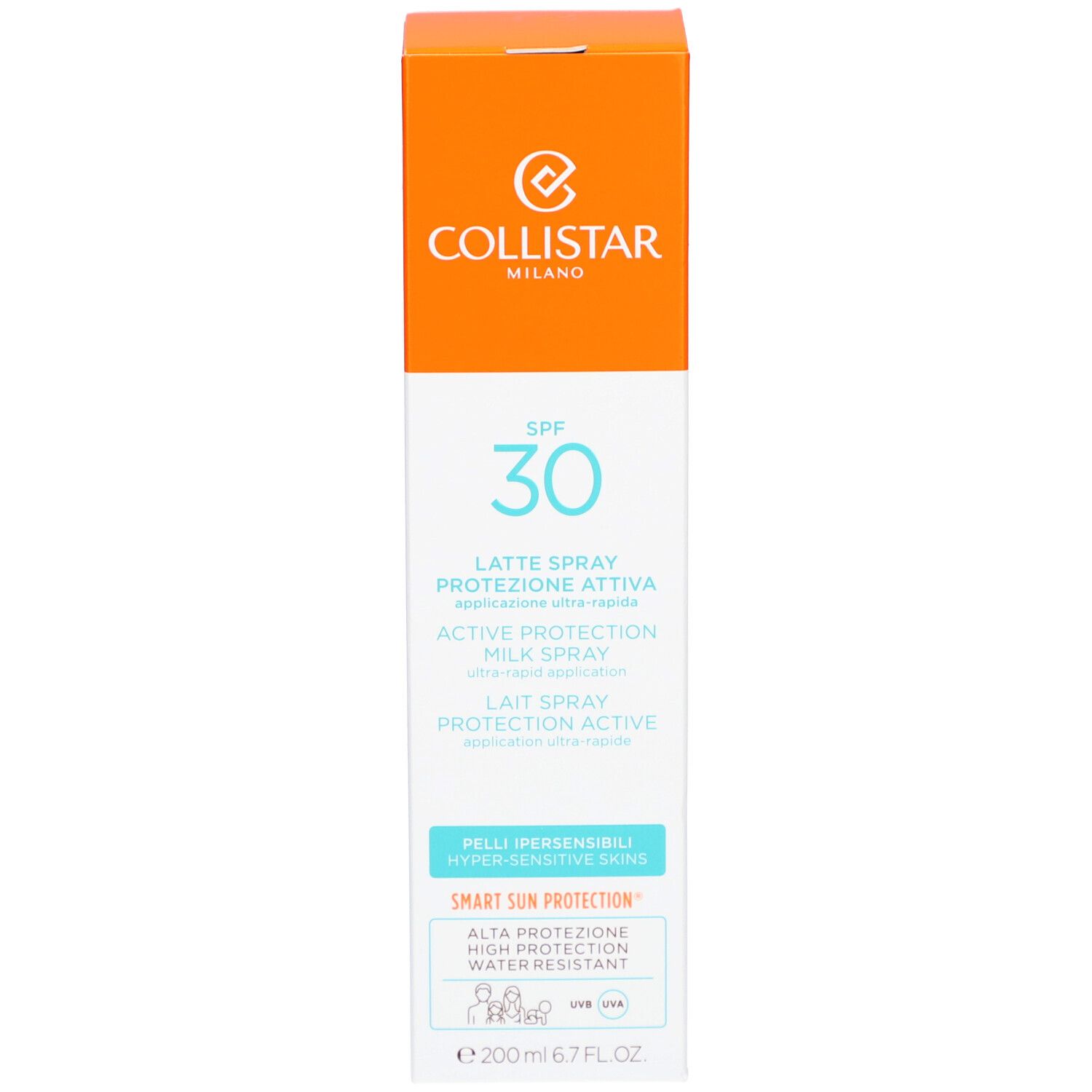 Collistar Active Protection Milk Spray Ultra-Rapid Application SPF 30