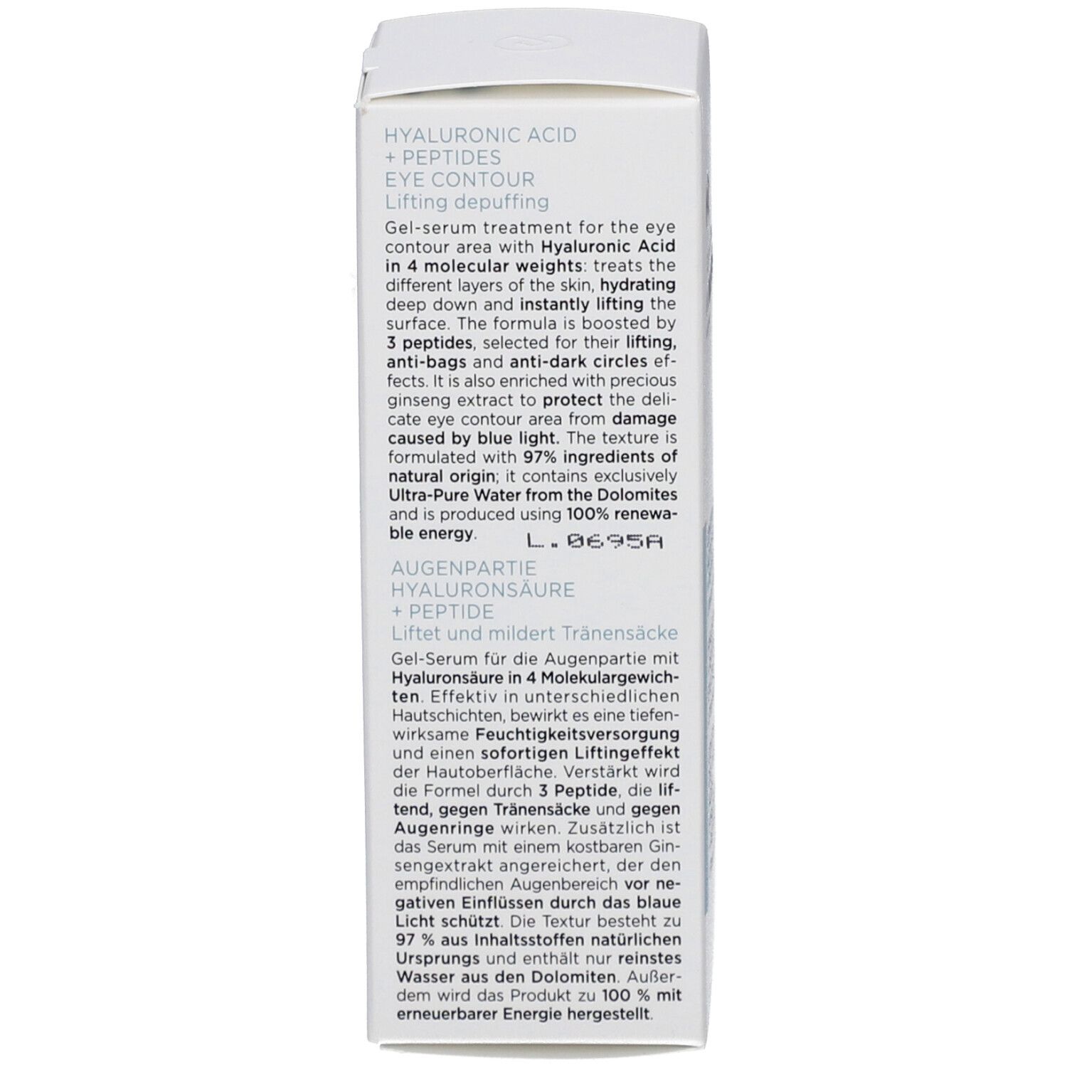 Collistar Attivi Puri Hyaluronic Acid + Peptides Eye Contour