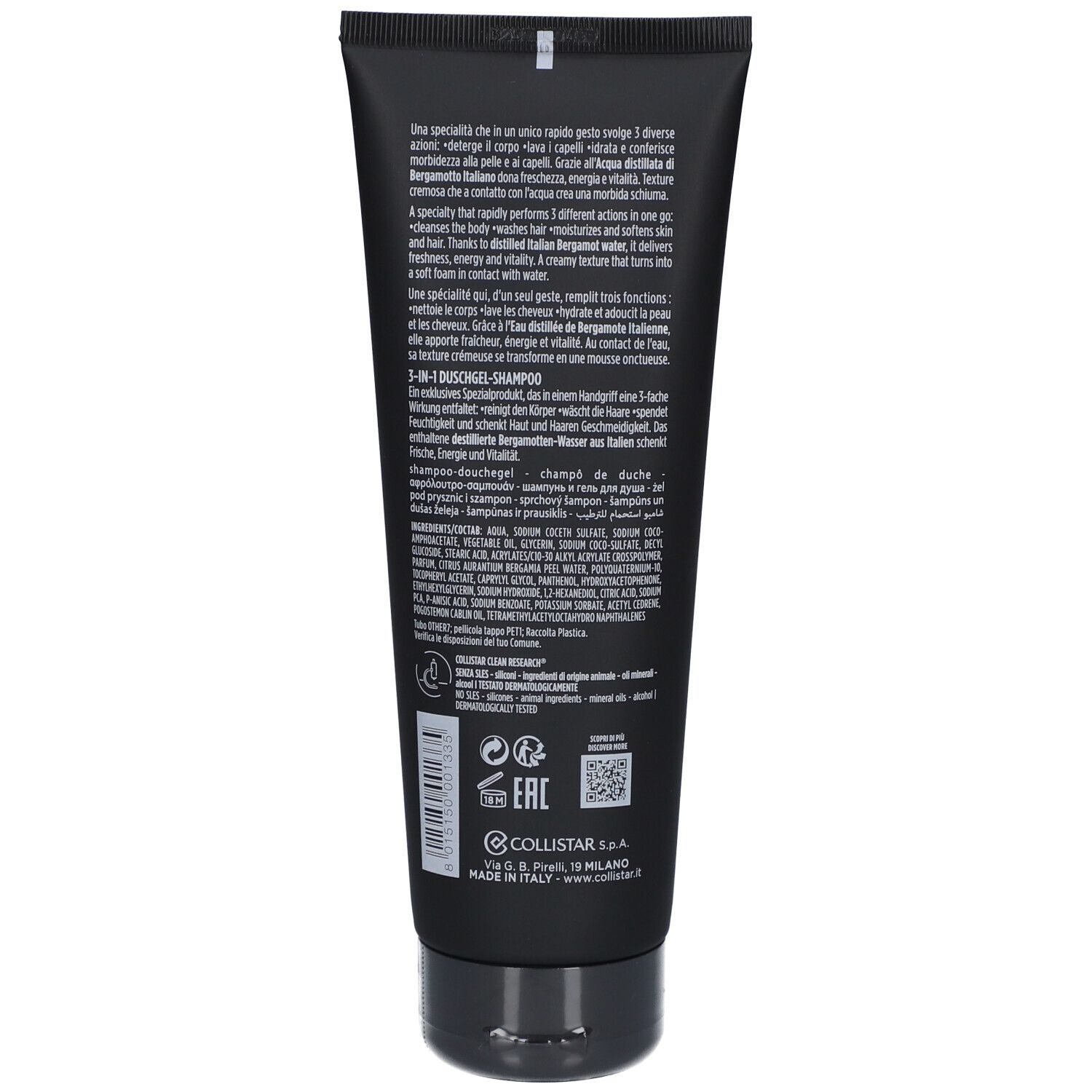 Collistar 3-in-1 Douche-Shampooing