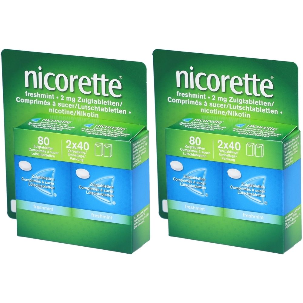 Nicorette Freshmint Zuigtabletten 2mg Duopack