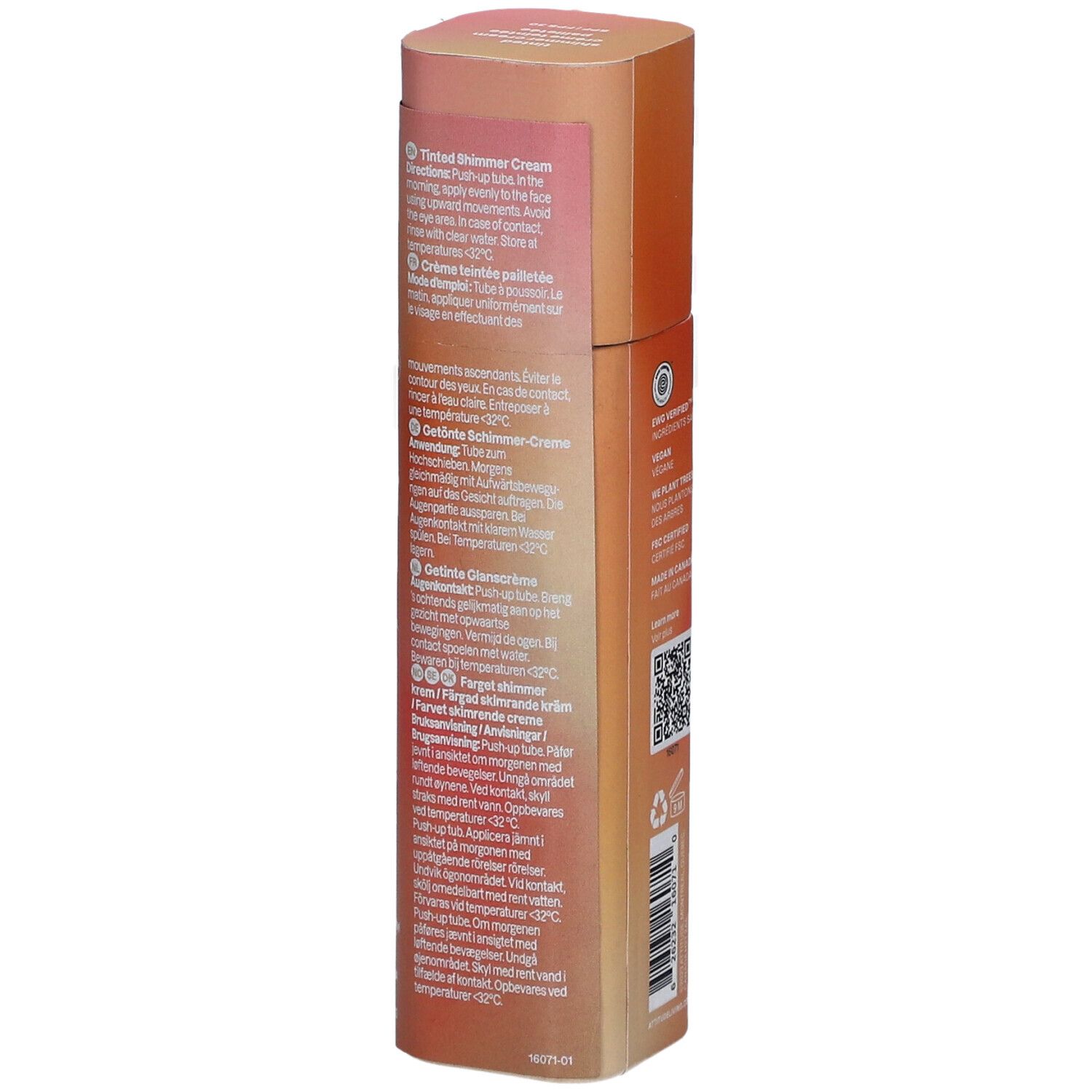 Attitude Oceanly Phyto Sun | Crème Teintée Pailletée SPF30