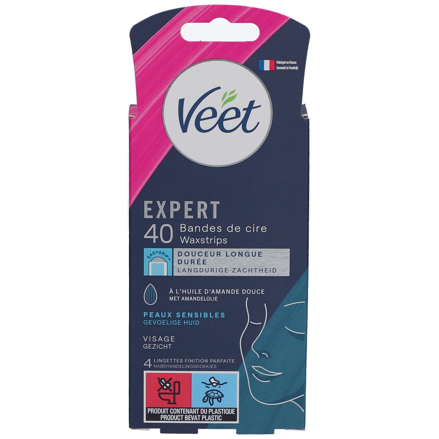 Veet Expert Waxstrips met Zoete Amandelolie