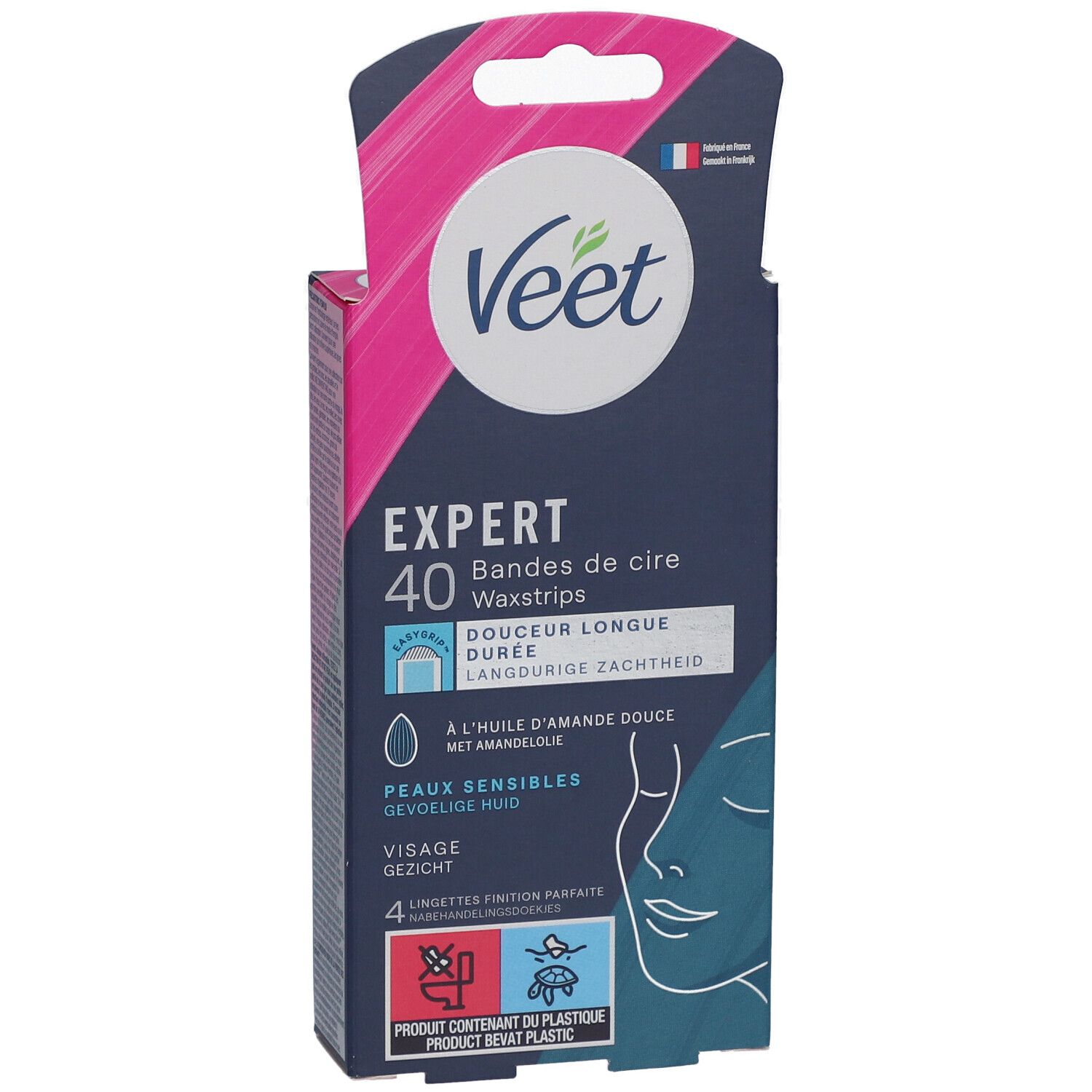 Veet Expert Waxstrips met Zoete Amandelolie