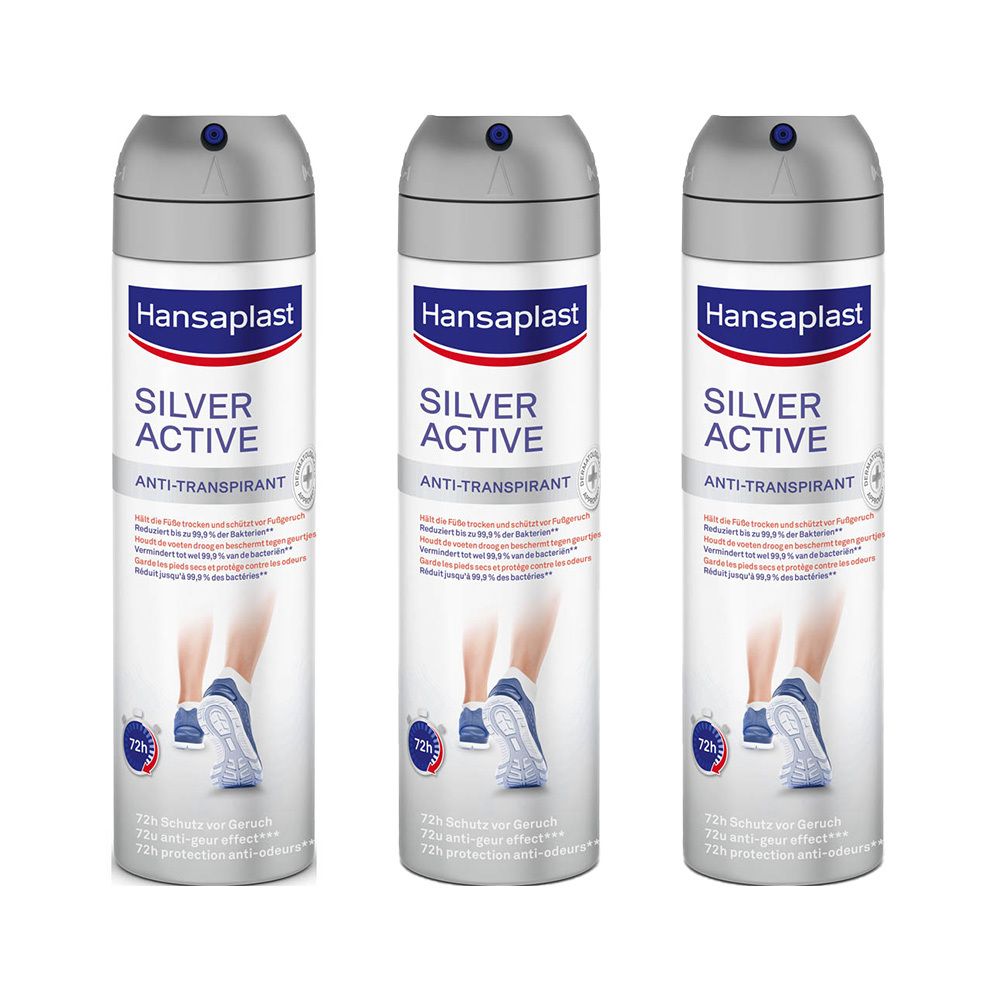 Hansaplast Silver Active Spray Voeten