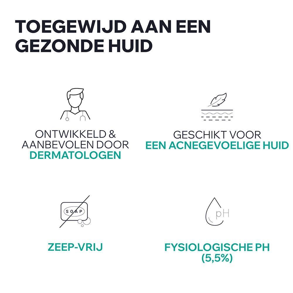 Uriage Hyséac voor een gezonde huid: ontwikkeld door dermatologen, voor acne-gevoelige huid.