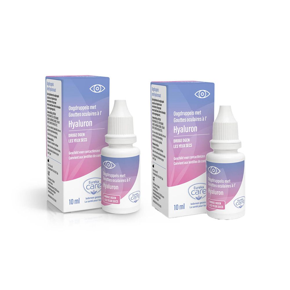 Eureka Care® Gouttes Oculaires à l'Hyaluron Yeux Secs