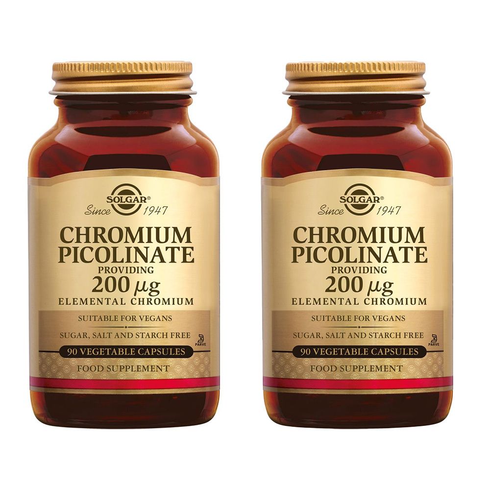 Solgar Chromium (Chrome) Picolinate 200 mcg