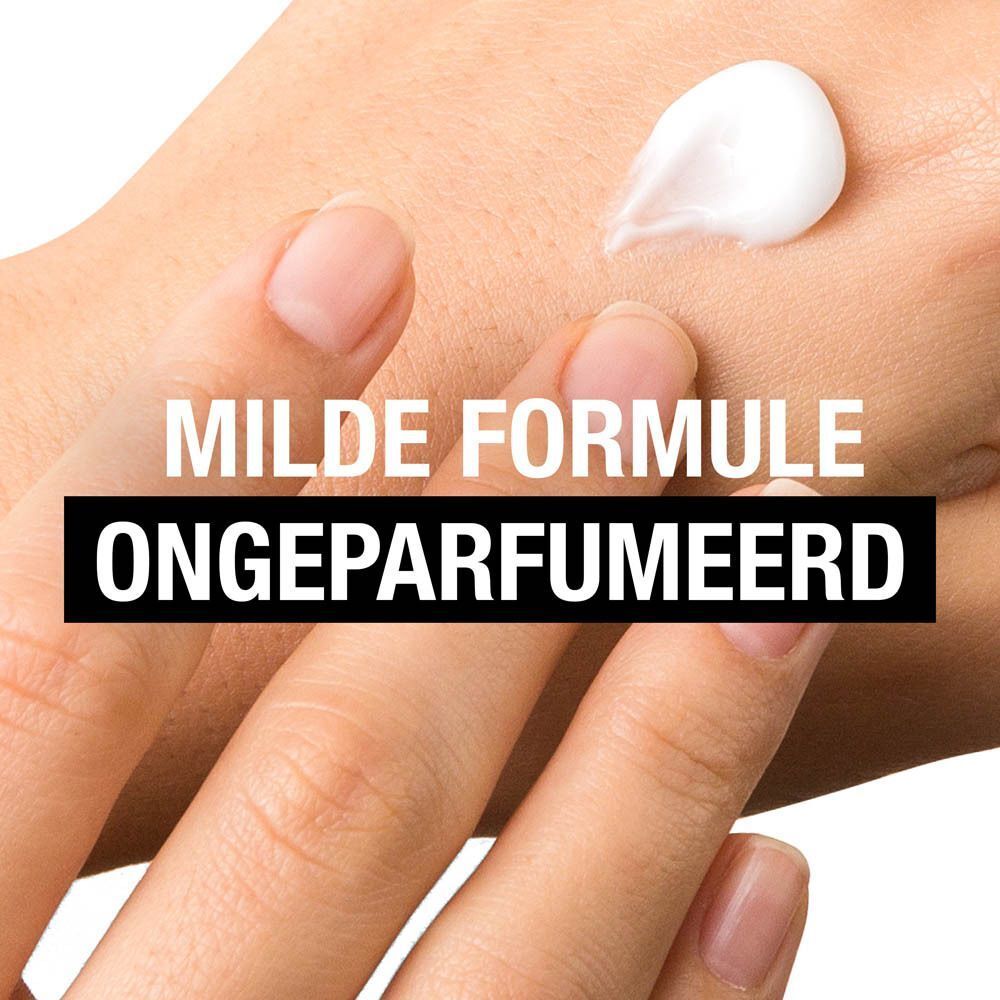 Moleculaire structuur en crème textuur die ceramiden weergeeft.
