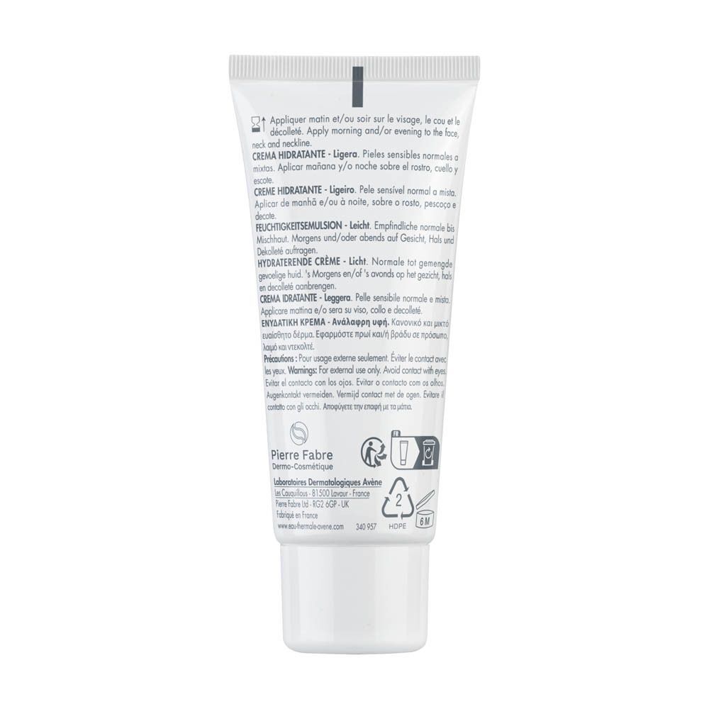 Twee tubes Avène Hydrance Light hydraterende crème, 40ml. 2=1 aanbieding.