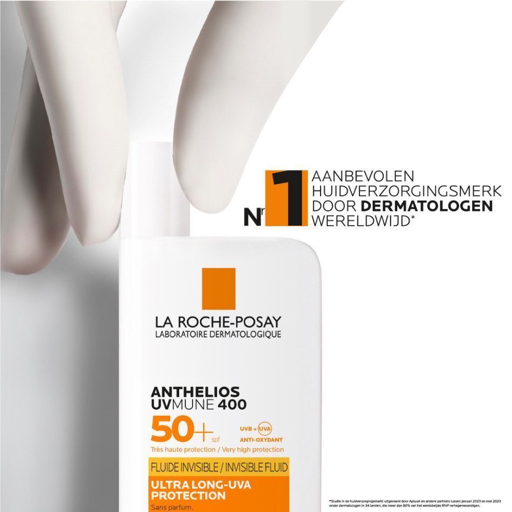 La Roche-Posay Anthelios zonnebrandcrème met consumentenresultaten over huidtolerantie.