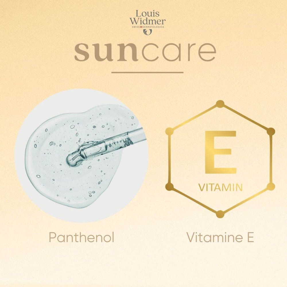 Panthénol et Vitamine E dans la protection solaire Louis Widmer.